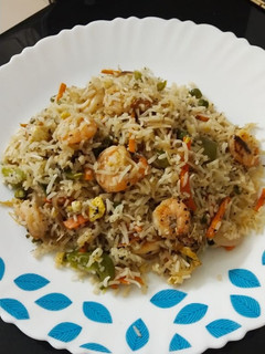 A picture of Prawn Fried Rice.