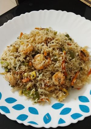 A picture of Prawn Fried Rice.