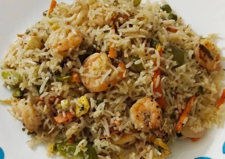 Simple Way to Prepare Perfect Prawn Fried Rice