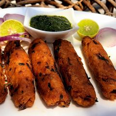 A picture of Aloo Ke Kabab.