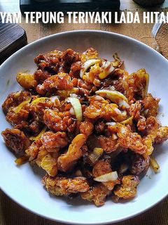 Foto resep Ayam Tepung Teriyaki Lada Hitam