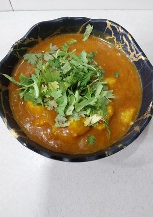 A picture of Baby Corn curry.