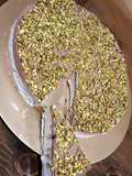 Cheescake al pistacchio e cioccolato fondente