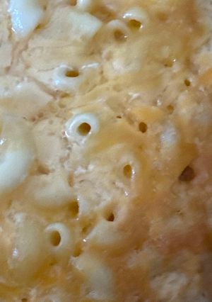 A picture of Tricia’s Southern Crockpot Mac and Cheese.