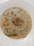 Risotto zucchine noci e taleggio