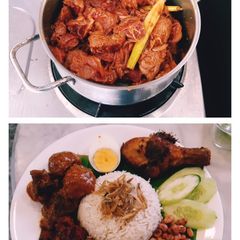 A picture of Rendang meat recipe for nasi lemak #mycookbook.