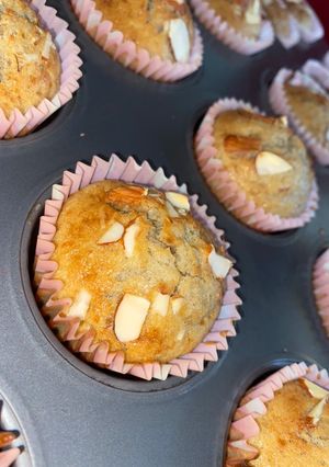 Banános muffin recept fotója
