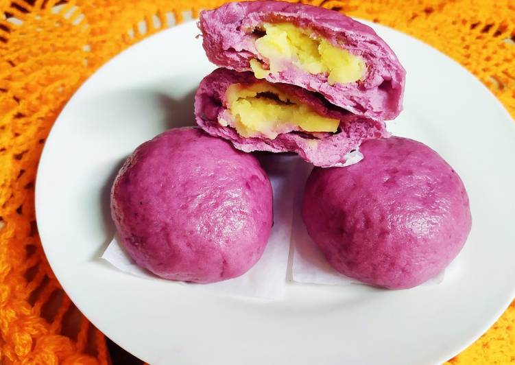 Resep Bakpao ubi ungu, Enak Banget