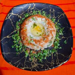 A picture of Rice flour Khichu.