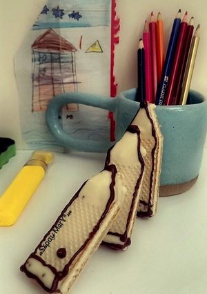 عکسی از دستور ویفر مدادی✏️🎒