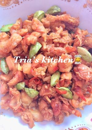Foto resep Tumis mandai&petai pedas jontor