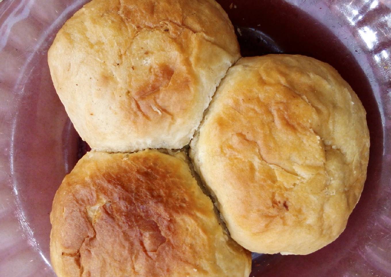 Bread roll without oven