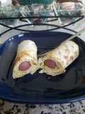 Hot dogs 🌭 with eggs 🥚