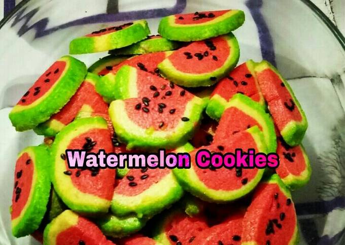 Watermelon Cookies foto resep utama