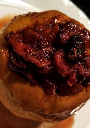 Foto principal de Manzana asada con pasas