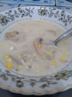 Foto resep Sup Krim Ayam Jamur