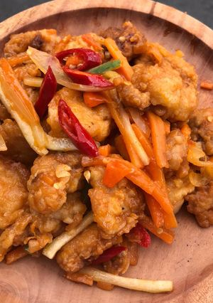 Foto resep Ayam tepung krispy asam manis