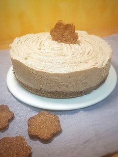 Una foto de Cheesecake de lotus