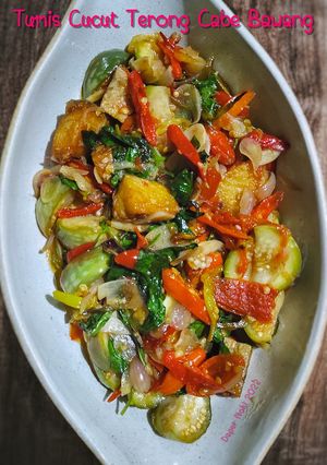 Foto resep Tumis Cucut Terong Cabe Bawang