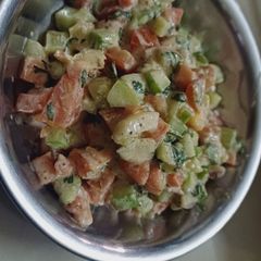 A picture of Maharashtrian koshimbir.