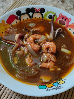 Foto resep Udang Cumi Saus Inggris