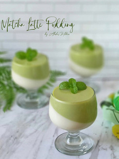 Foto resep Matcha Latte Pudding