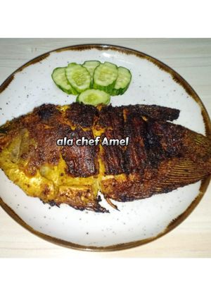 Foto resep Ikan Gurame Panggang Bumbu Padang