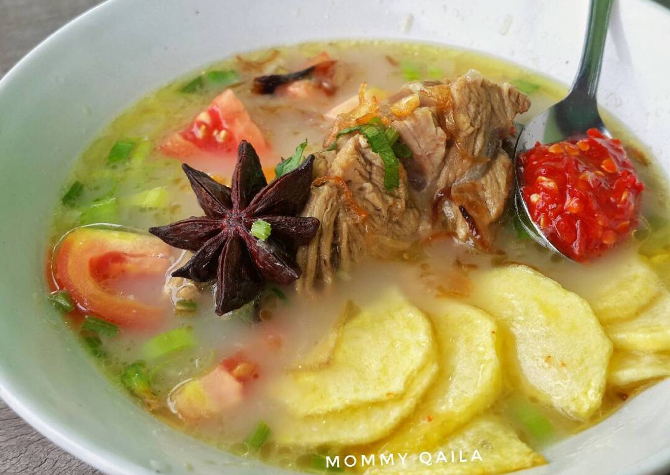 Soto Betawi kuah susu