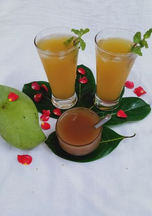 कैरीचे पन्हे (Kairiche panha recipe in marathi) रेसिपी चे मुख्य फोटो 