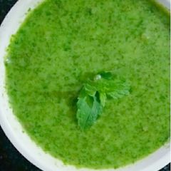 A picture of Coriander mint chutney.