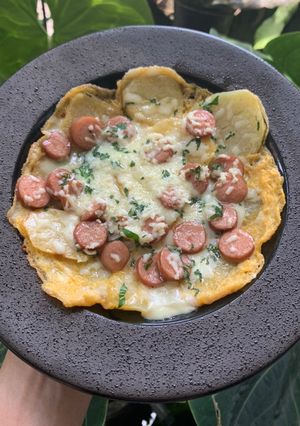 Foto resep Potato Cheese with Sausages