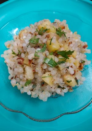 A picture of Sabudana Khichdi.