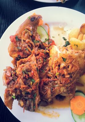 A picture of Chicken stew.