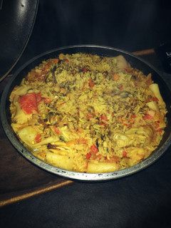 Una foto de Arroz con mariscos