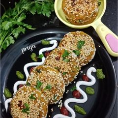 A picture of Sweet Potato kabab.