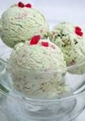 A picture of Paan ice-cream.