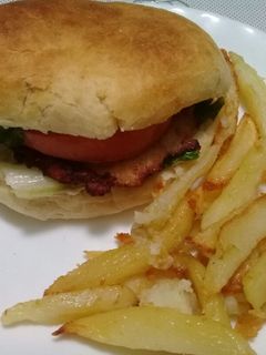 صورة لوصفة خبز الهمبرغر 🍔🍟