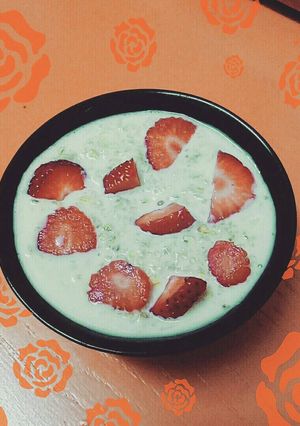 صورة لوصفة شوفان بالحليب 😋
