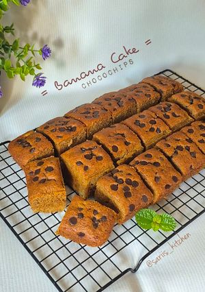Foto resep Banana Cake Choco Chips