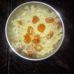 A picture of Besan gatta pulao.