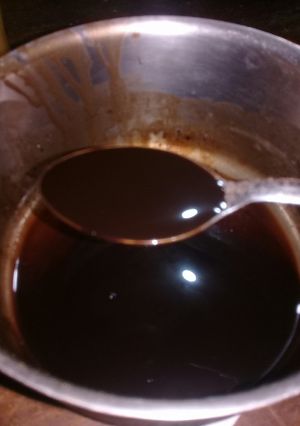 Una foto de Salsa de Chocolate 🍫 muy fácil