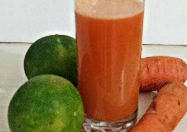 jugo de zanahoria y