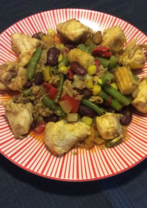 Une photo de Poulet à la mexicaine