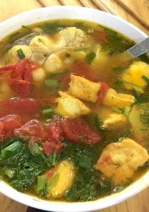 Hình của món Canh chua cá.