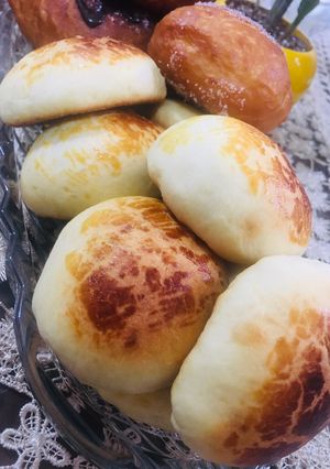 عکسی از دستور نان با خمیر دونات