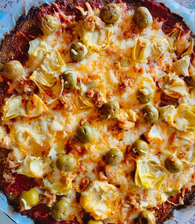 Foto principal de Pizza fit sin harinas.🥦🍕