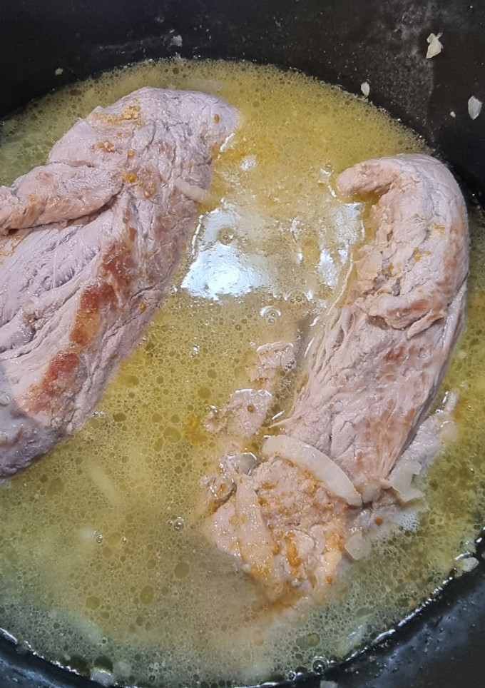 Una foto de Solomillo de pavo en salsa saludable