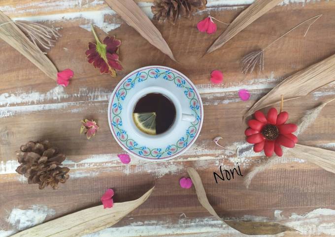 Standar Cara  memasak Hot Lemon Tea  gurih