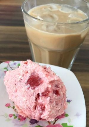 Foto resep Strawberry cheesecake #keto #fatbomb