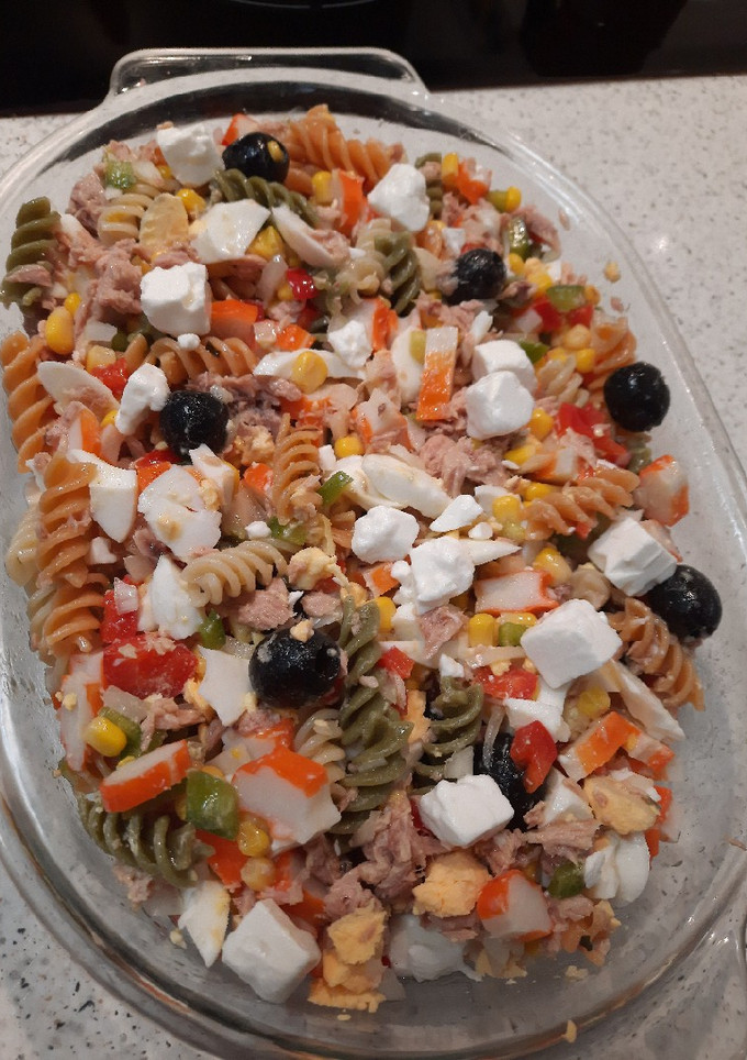 Una foto de Ensalada de espirales